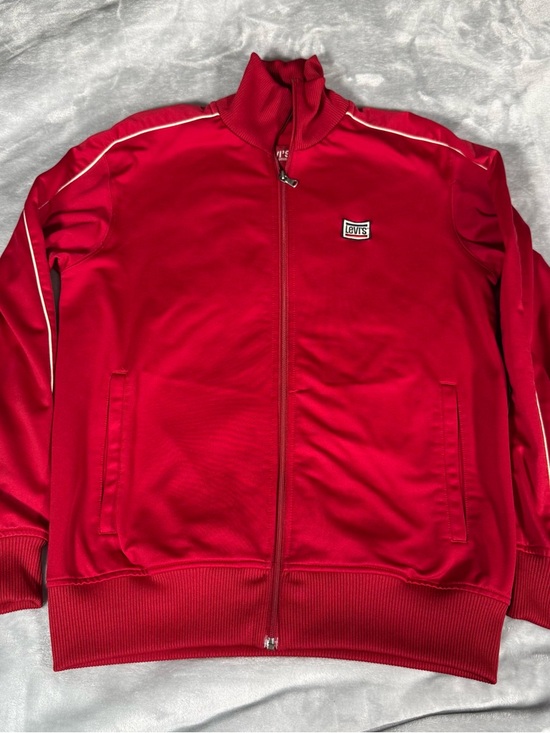 Levi's Other - Vintage Levis Track Jacket Mens S Full Zip Lightweight Red Tab Y2K